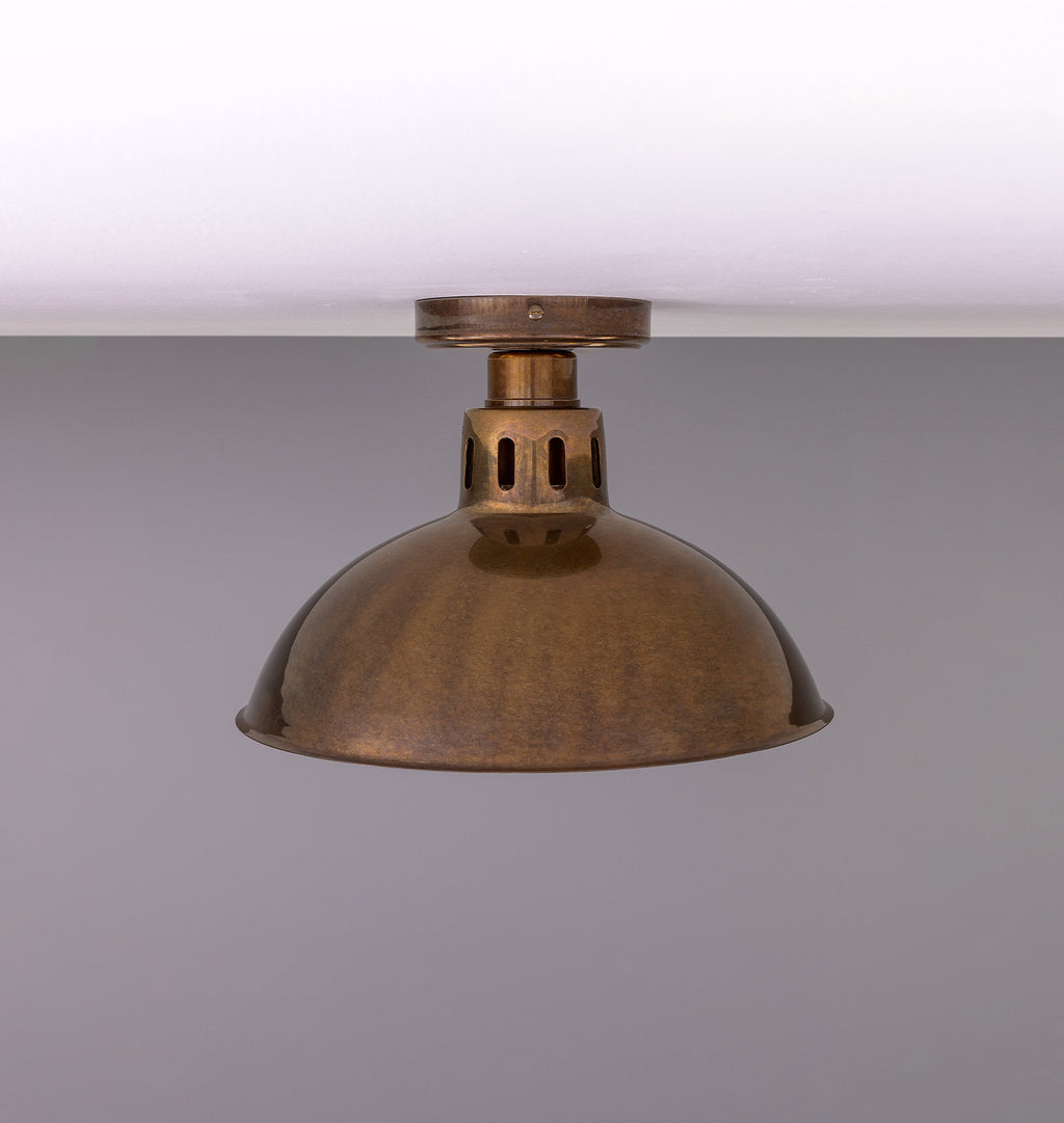 Paris Flush Mount Antique Brass