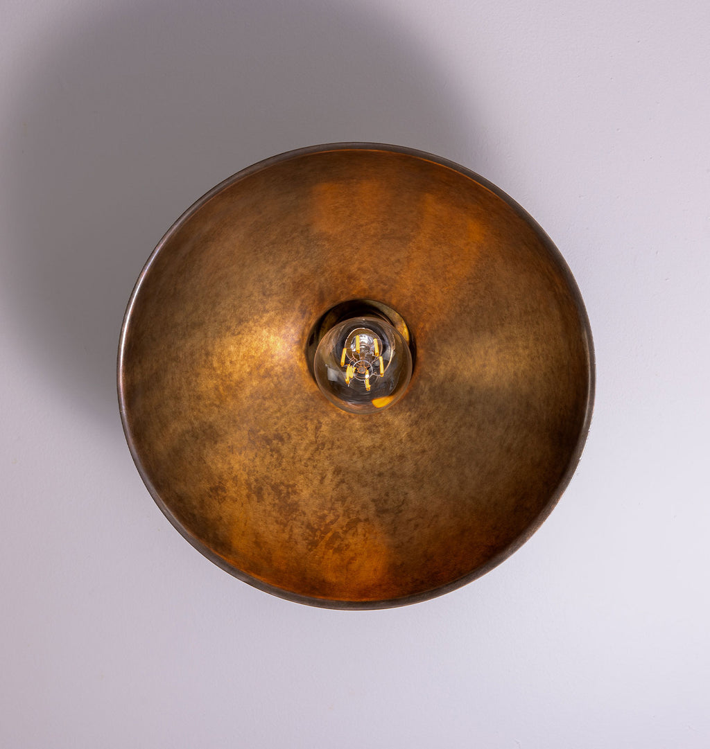 Paris Flush Mount Antique Brass