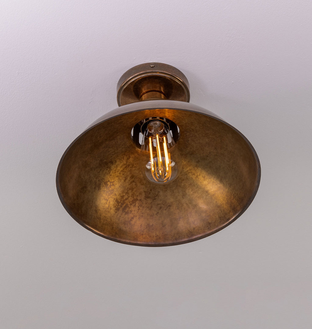 Paris Flush Mount Antique Brass