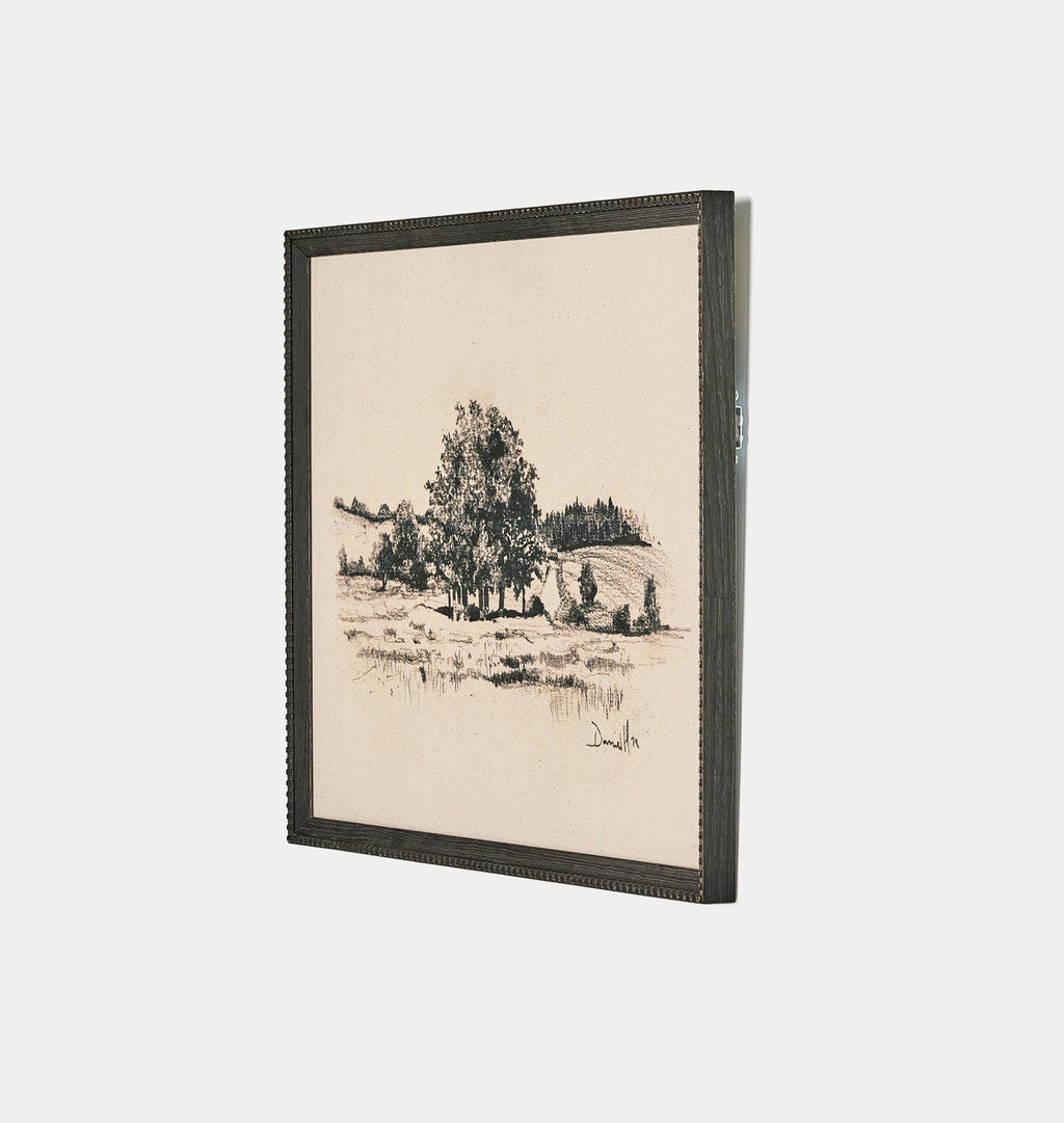 Path View by Dan Hobday Framed Print