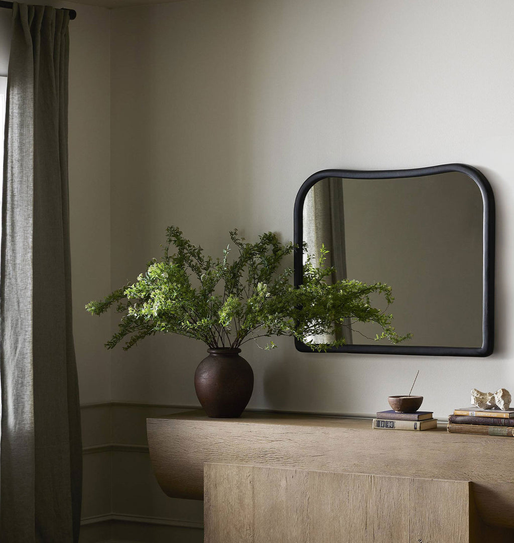 Patz Wall Mirror Black Antique