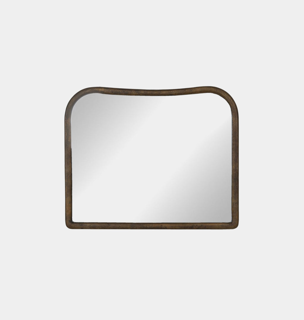Patz Wall Mirror Antique Brass