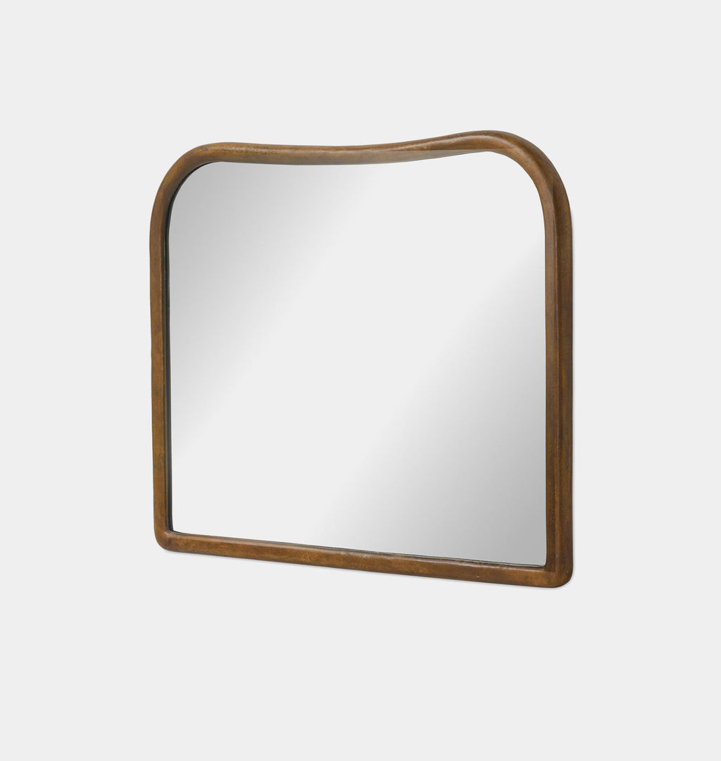 Patz Wall Mirror Antique Brass