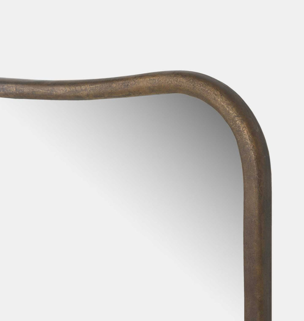 Patz Wall Mirror Antique Brass