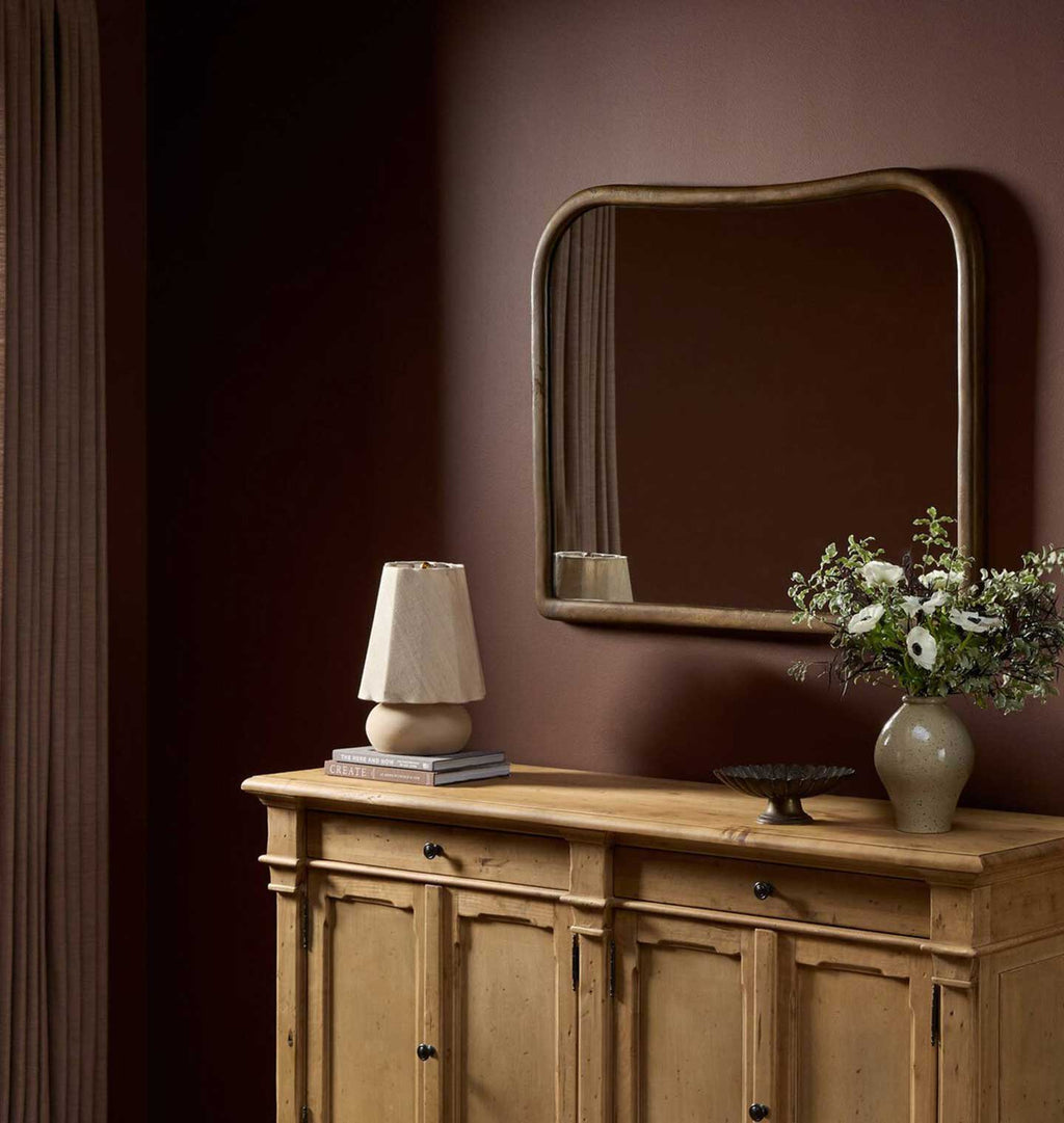 Patz Wall Mirror Antique Brass
