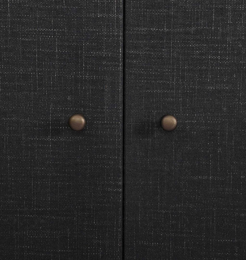 Paula Sideboard Black Linen