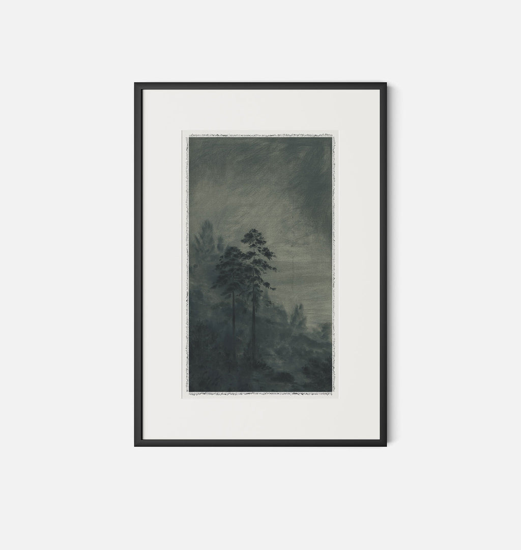Perspective Framed Print Black Maple