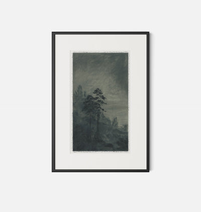 Perspective Framed Print Black Maple