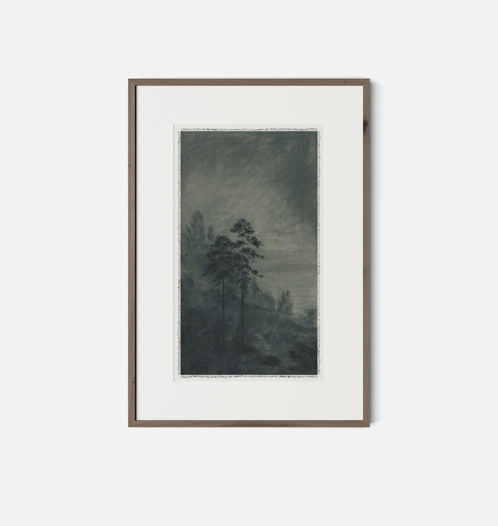 Perspective Framed Print Black Walnut