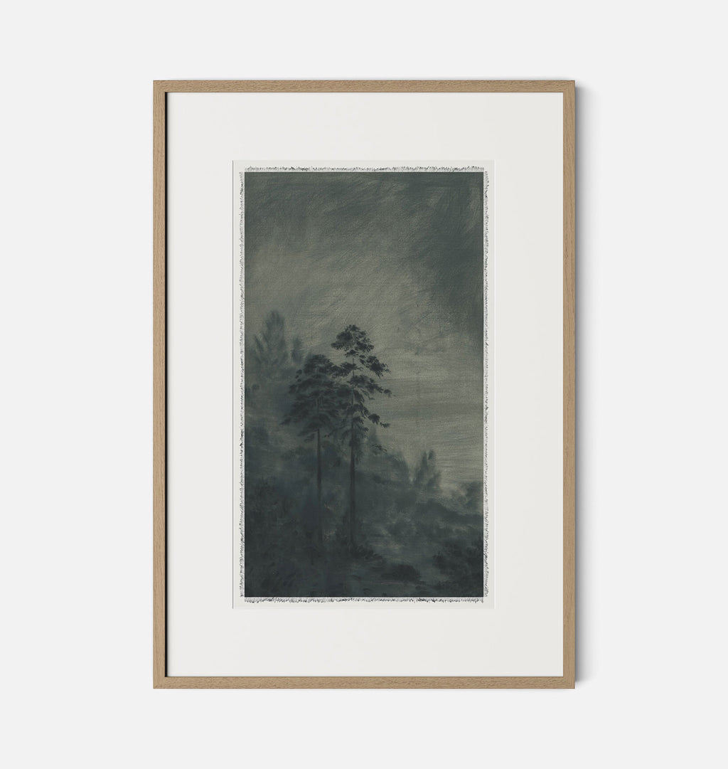 Perspective Framed Print White Oak