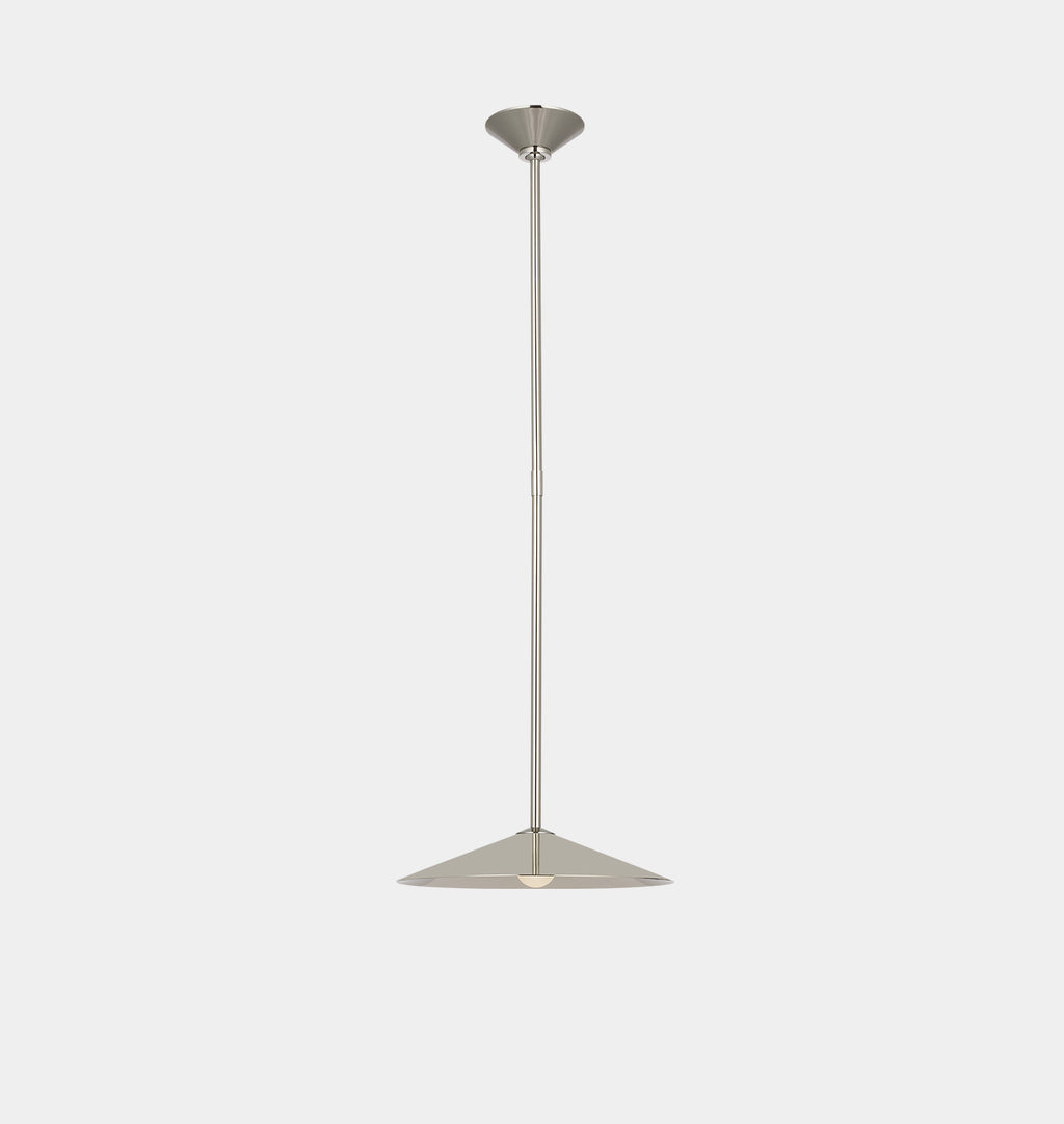 Ponce 13" Pendant Polished Nickel