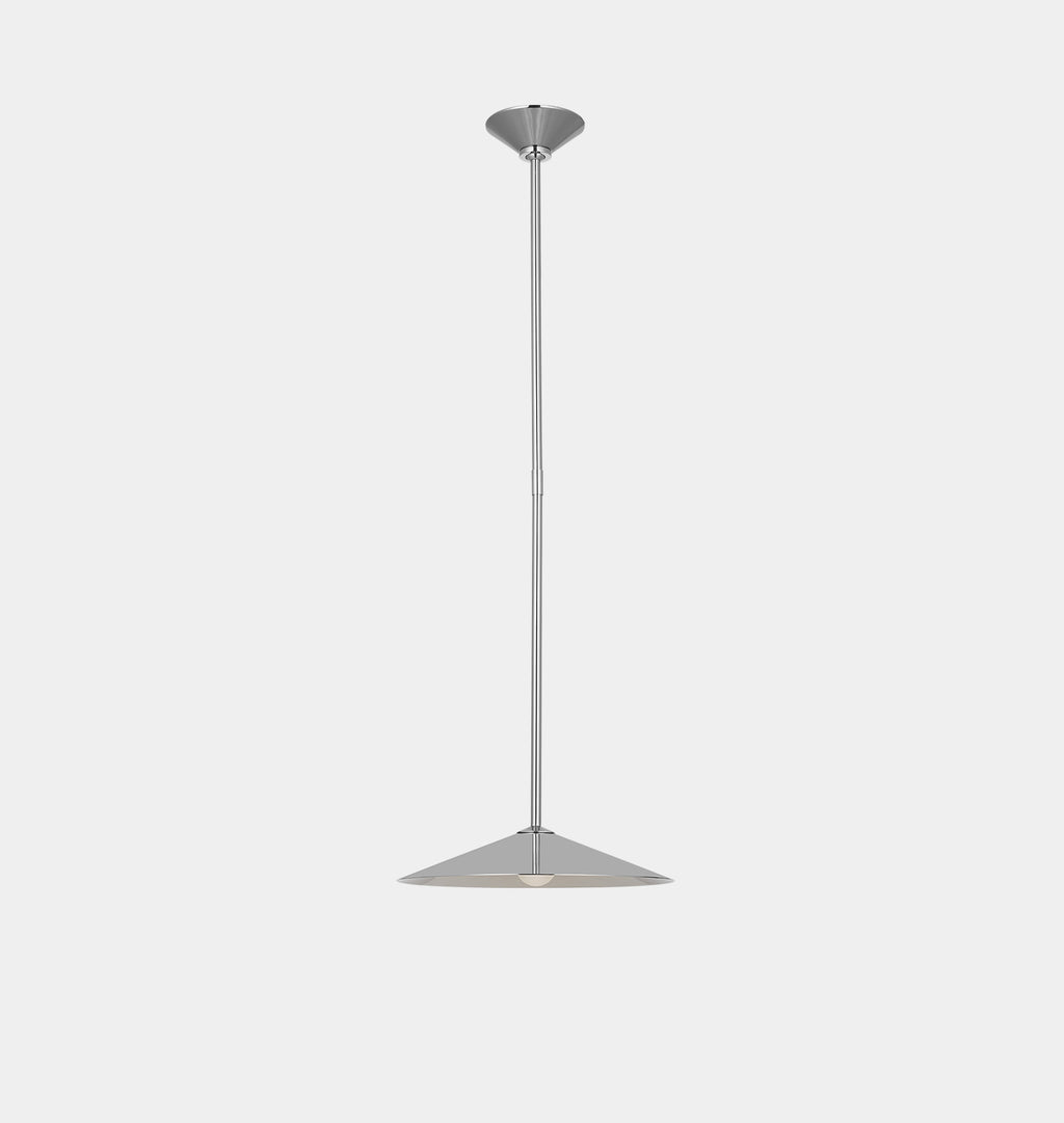 Ponce 13" Pendant Polished Nickel