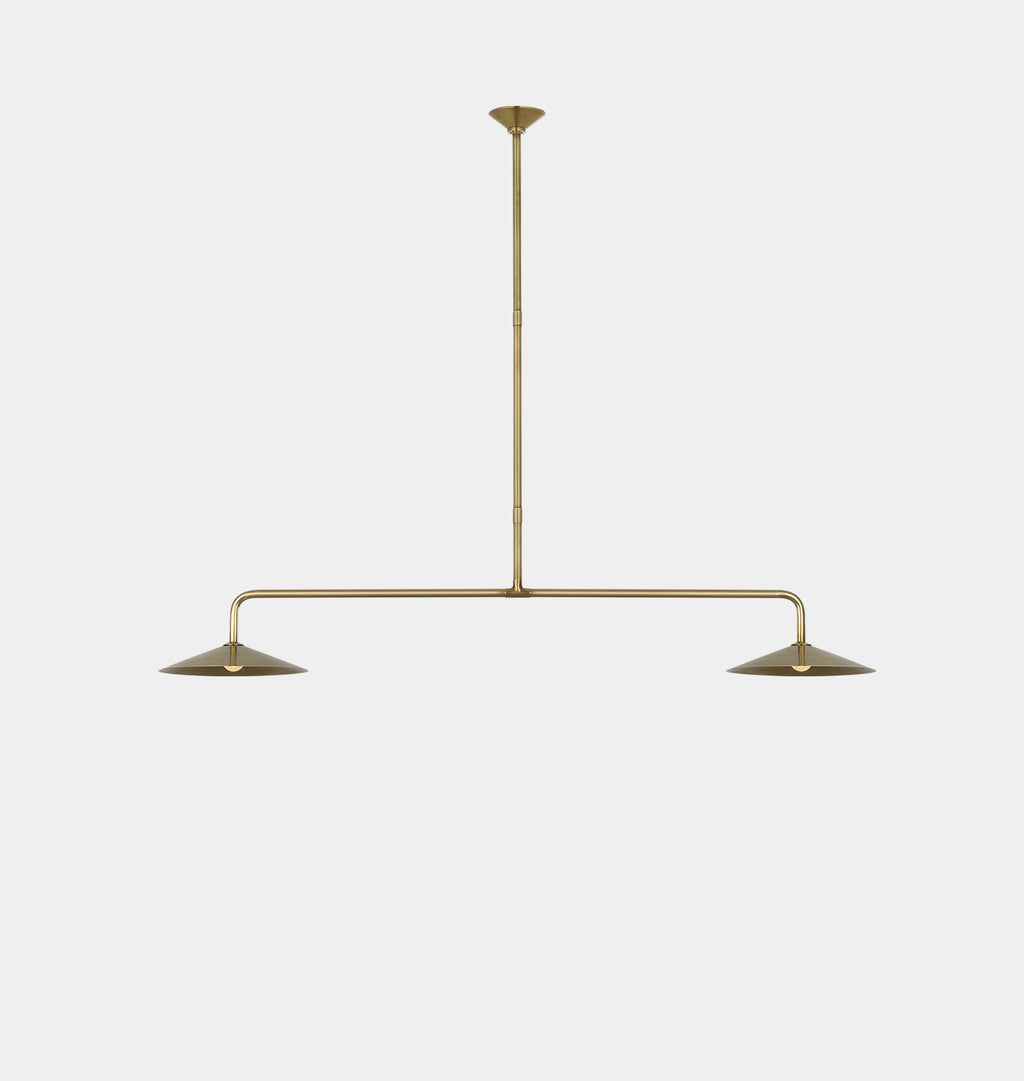 Ponce Linear Pendant Antique Brass