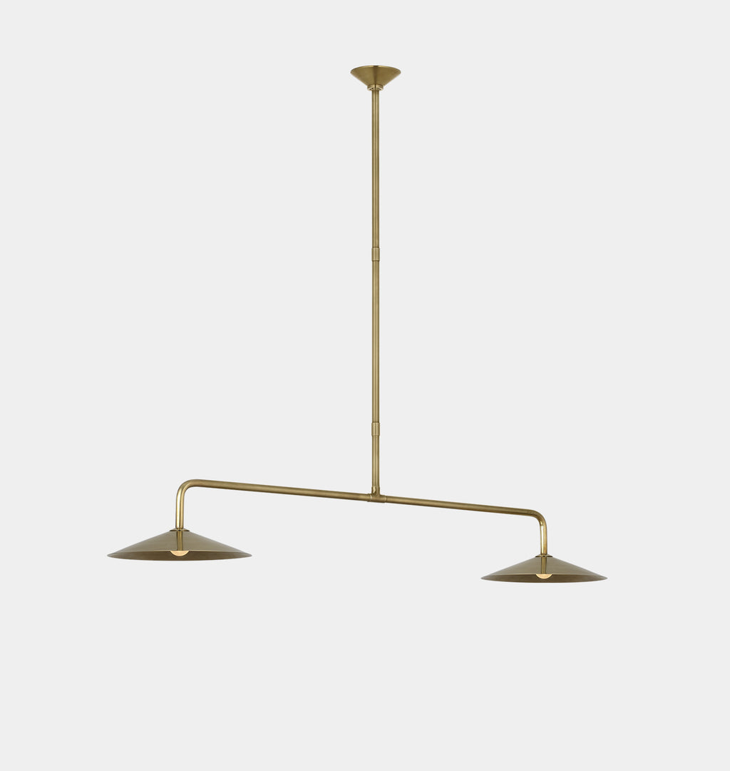 Ponce Linear Pendant Antique Brass