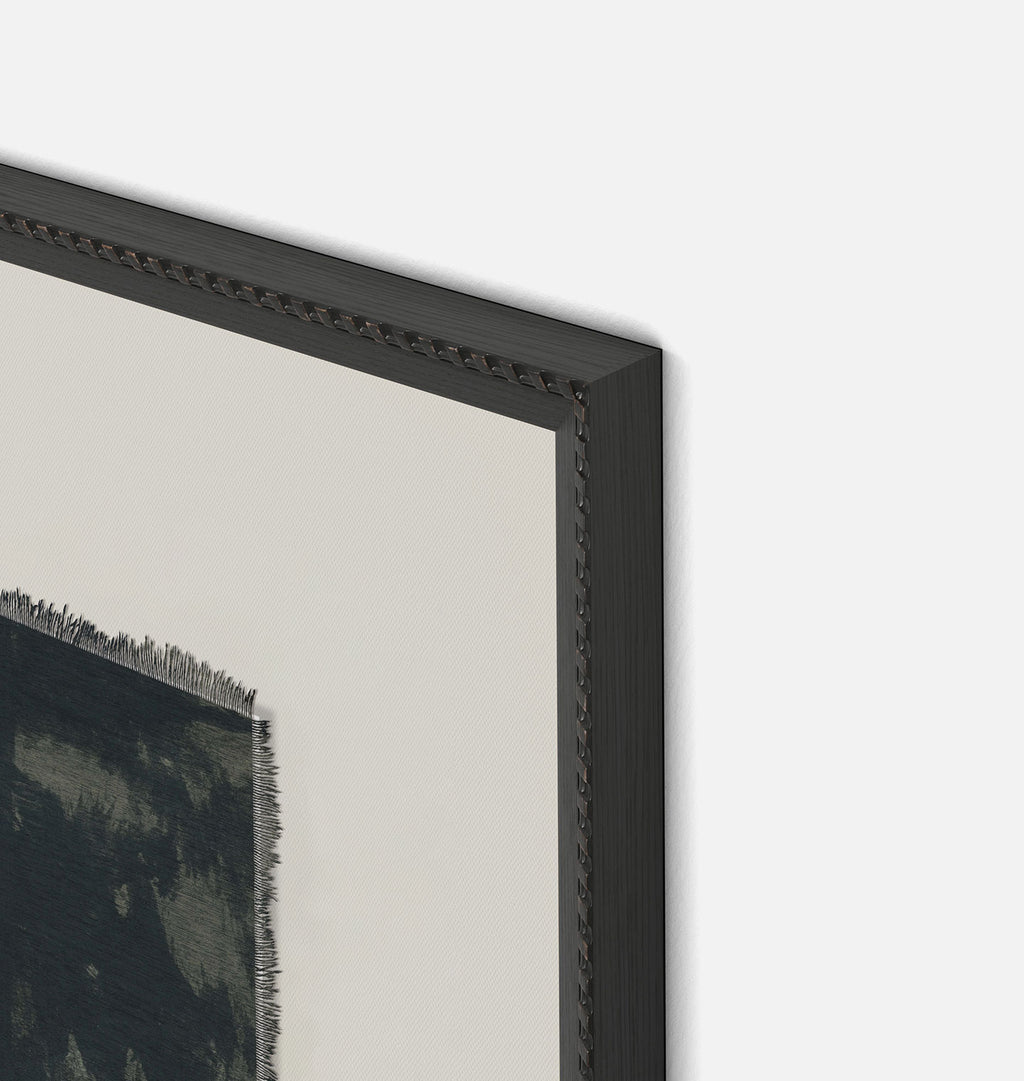 Quiet Dusk Framed Print Black Pine