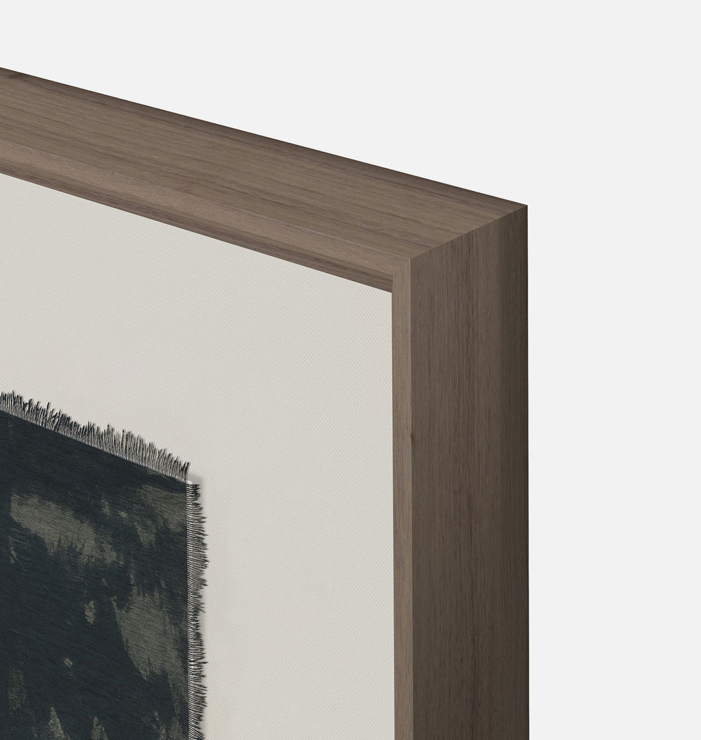 Quiet Dusk Framed Print Walnut