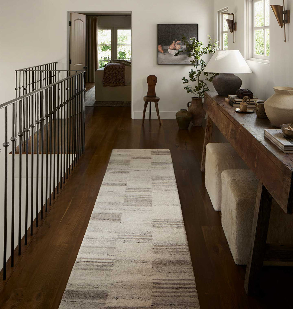 Rocky ROC-04 Ivory / Dove Area Rug