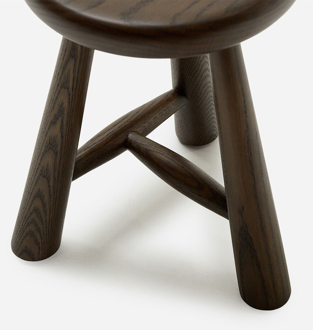 Ruthie Stool Dark Oak 
