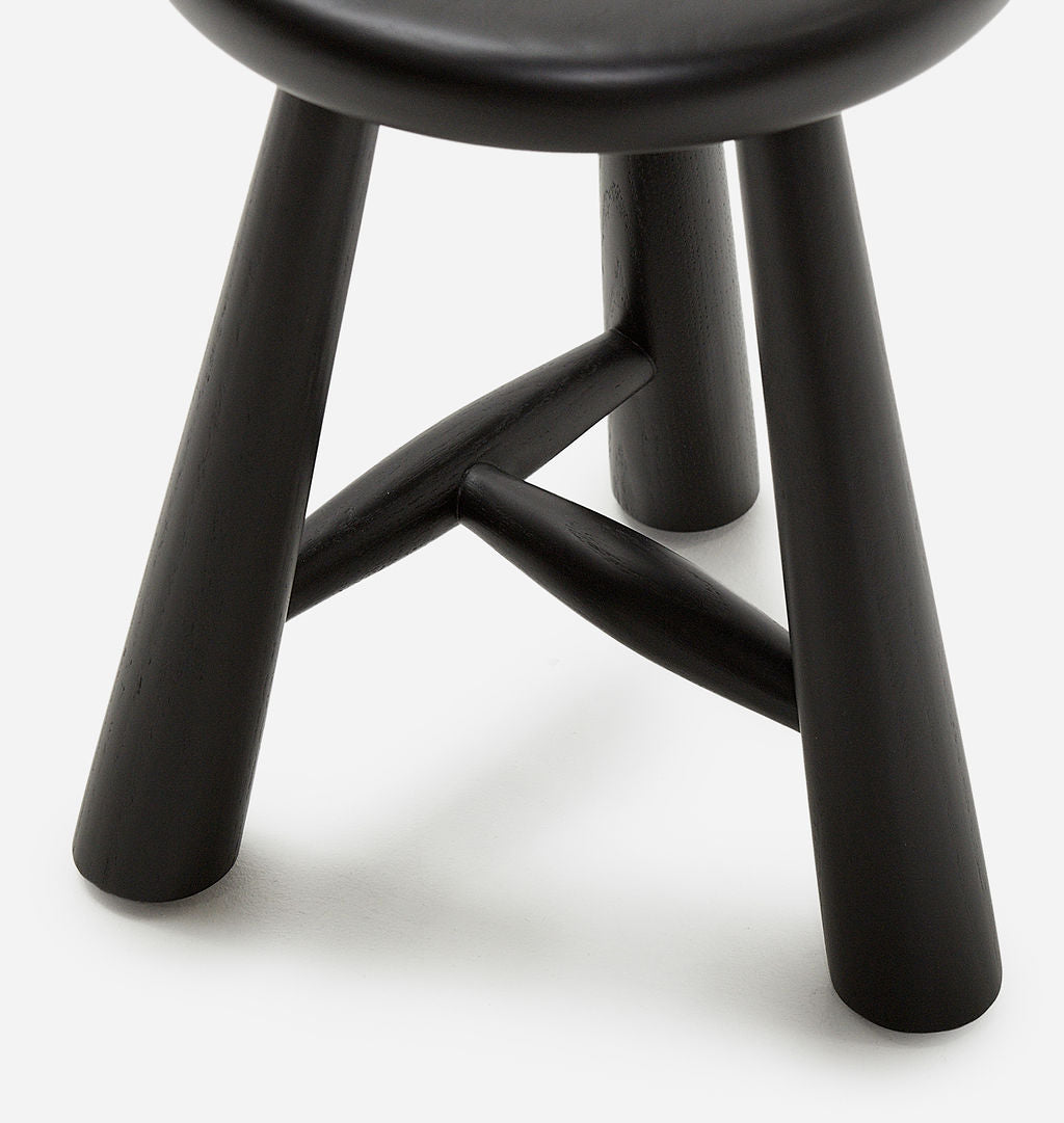 Ruthie Stool Ebonized Oak 