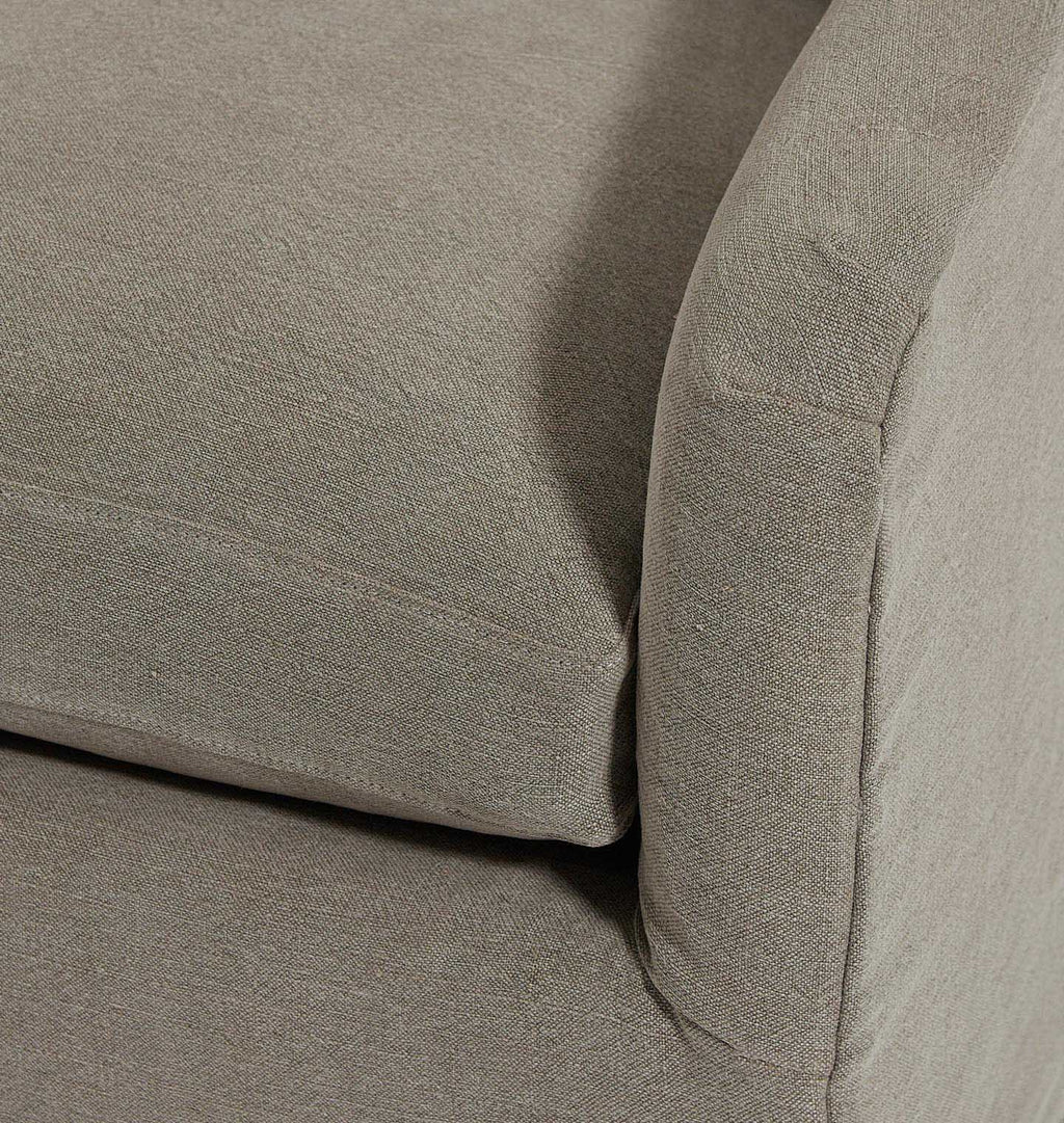 Lowie Slipcovered Swivel Chair