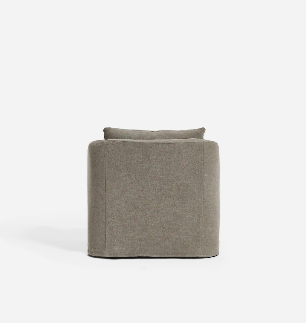 Lowie Slipcovered Swivel Chair