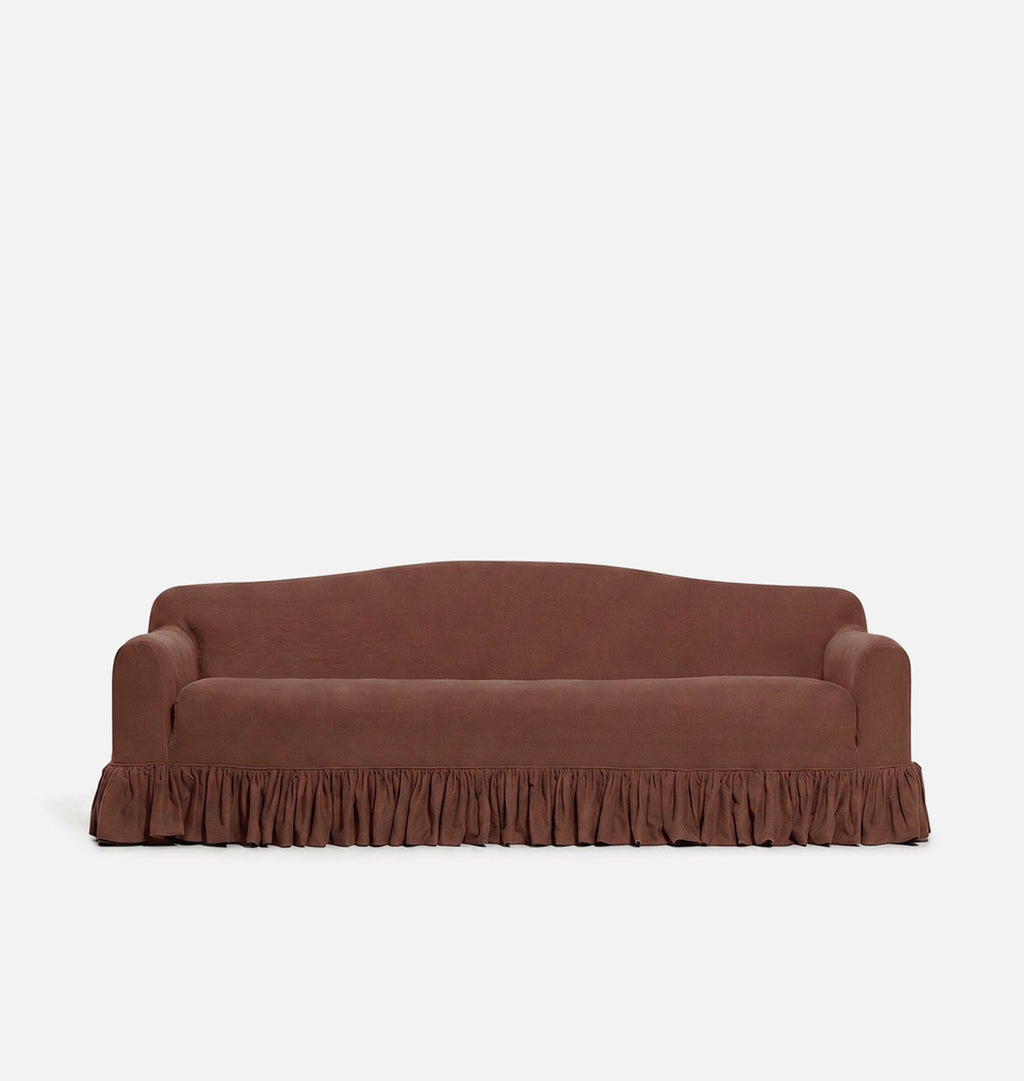 Rhodes Skirted Slipcovered Sofa