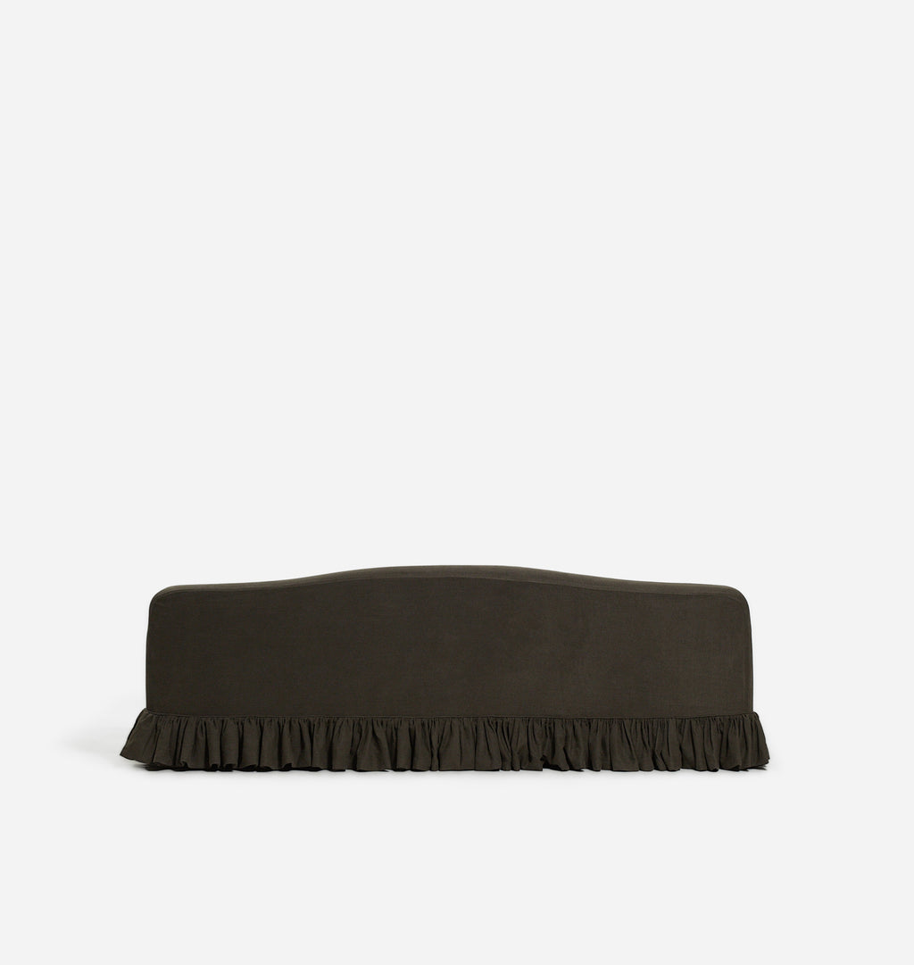 Rhodes Skirted Slipcovered Sofa