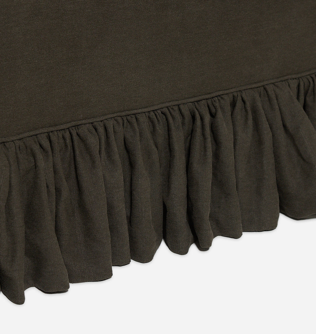 Rhodes Skirted Slipcovered Sofa