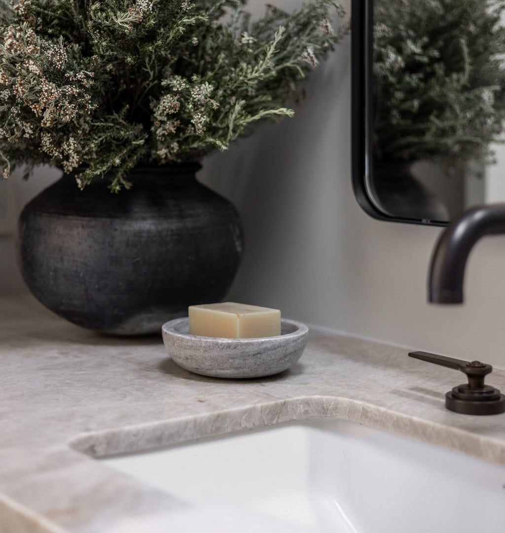 Brown Marble Bowl