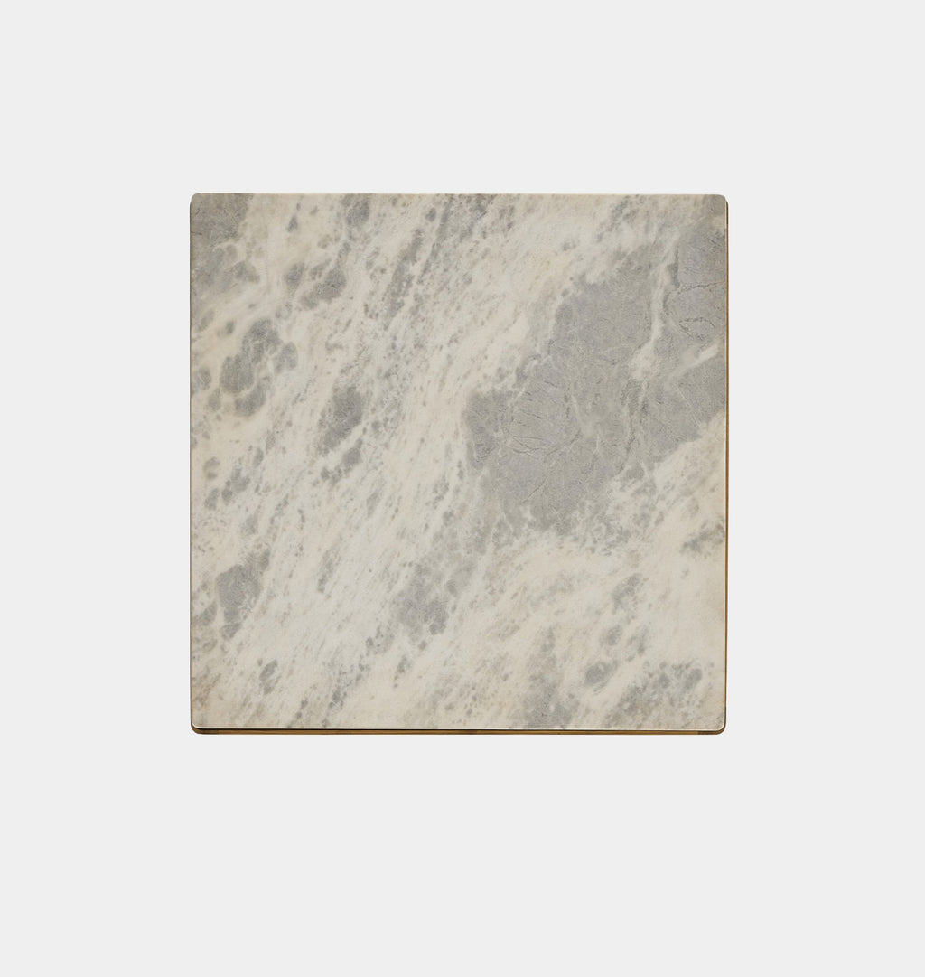 Roberta Coffee Table Sandblasted White Marble
