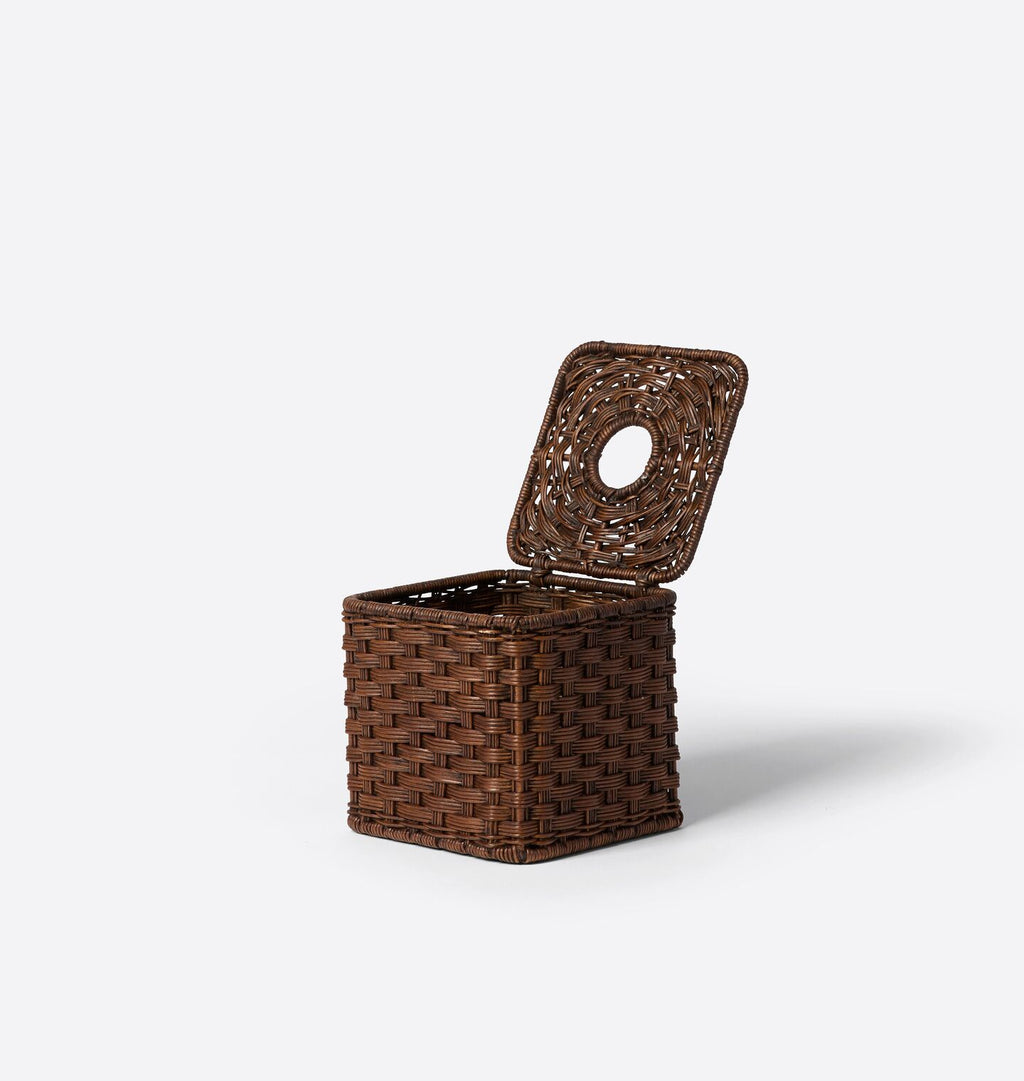 June Tissue Box Toasted Wicker 