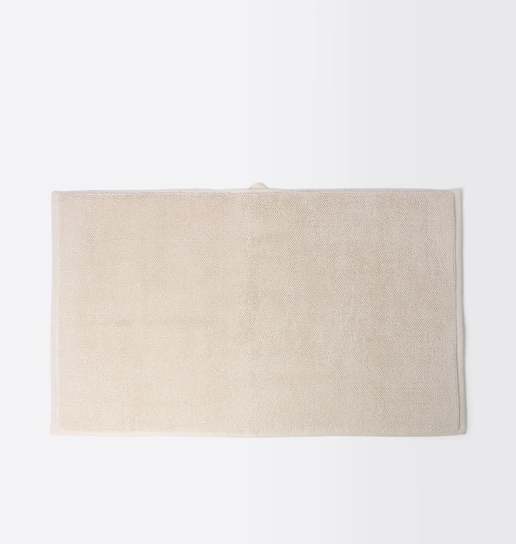 Mahon Rice Weave Bath Mat Canvas
