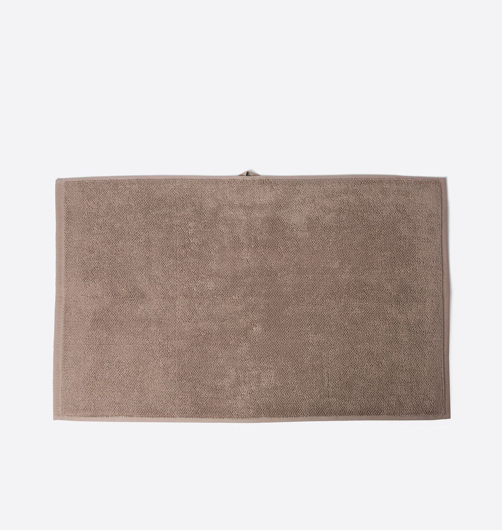Mahon Rice Weave Bath Mat Clay