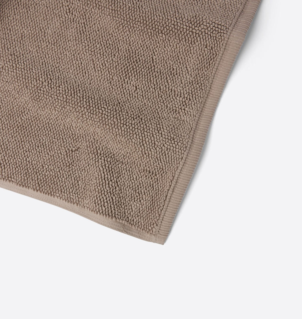 Mahon Rice Weave Bath Mat Clay