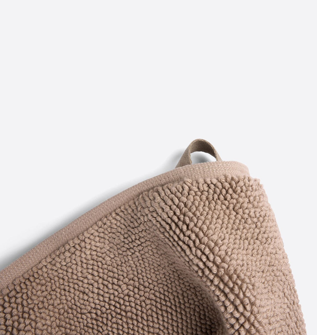 Mahon Rice Weave Bath Mat Clay