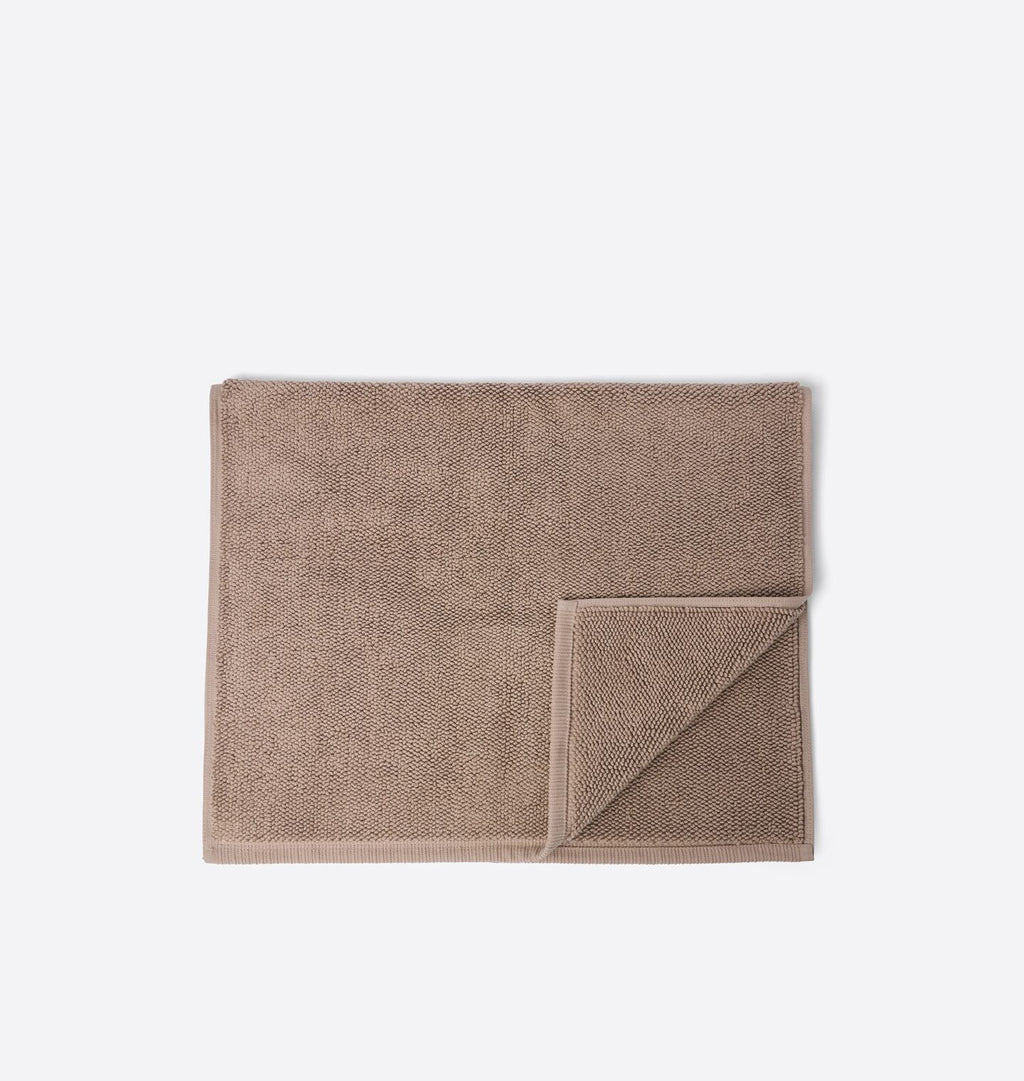 Mahon Rice Weave Bath Mat Clay
