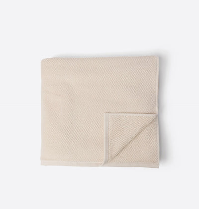 Mahon Rice Weave Bath Towel Canvas