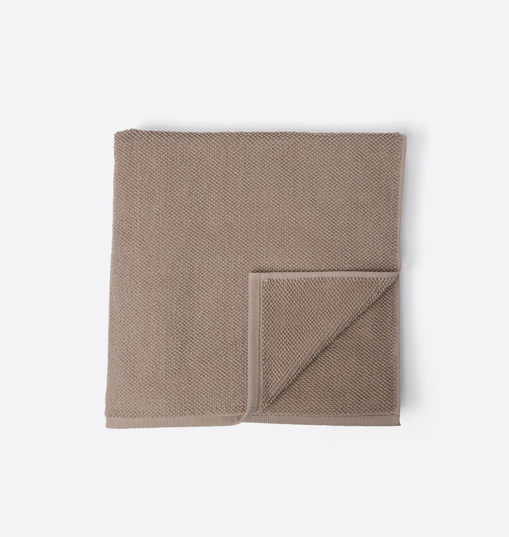 Mahon Rice Weave Bath Towel Clay