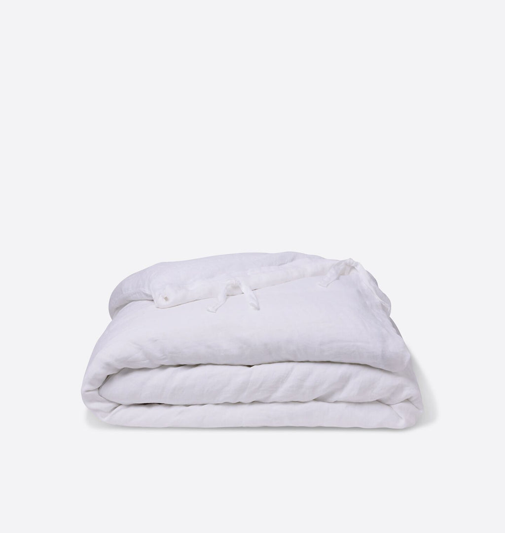 Luca Duvet Cover White