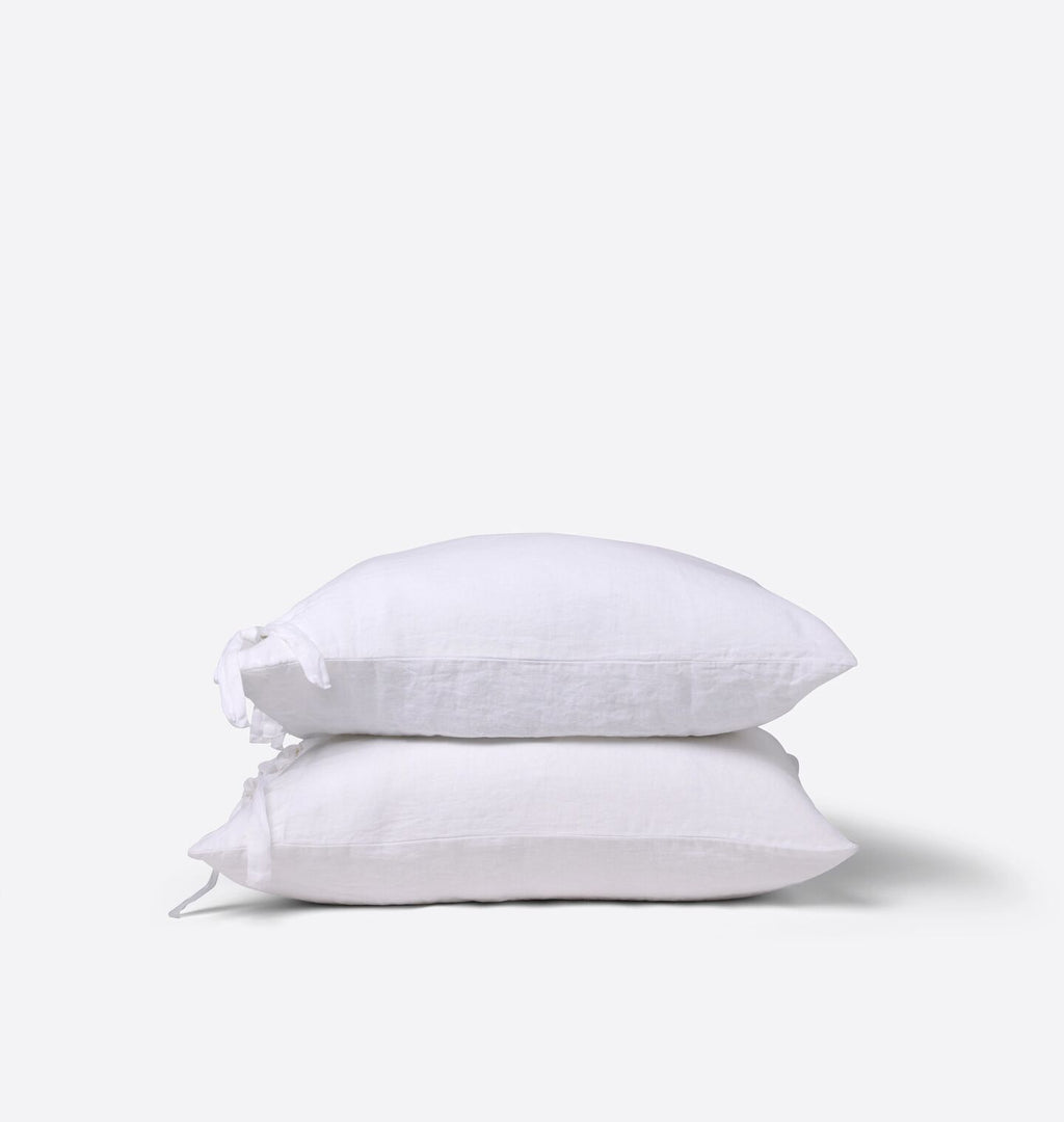 Luca Pillow Sham Set White