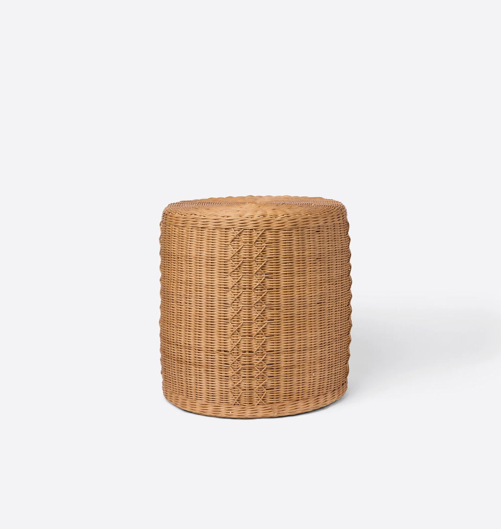 Olivia Wicker Stool
