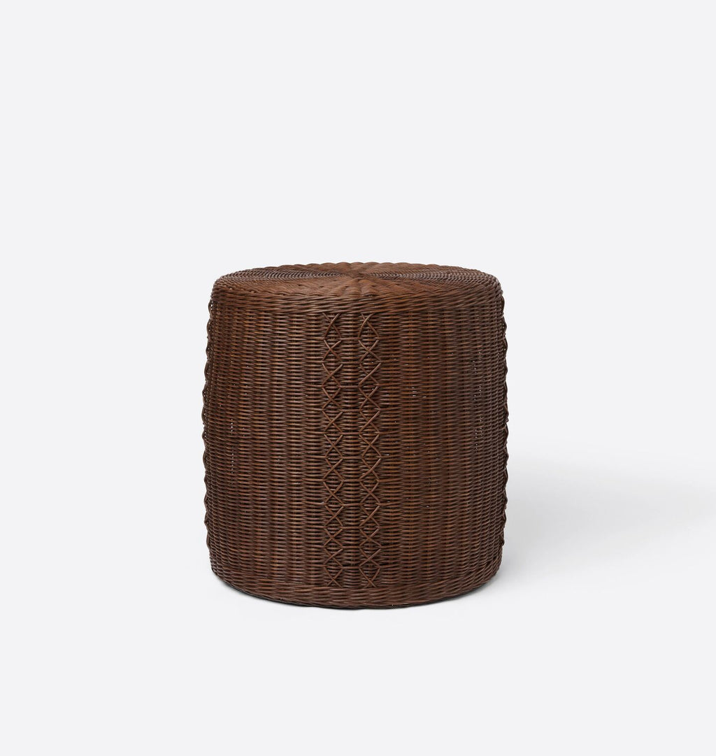 Olivia Wicker Stool Toasted Wicker