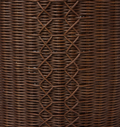 Olivia Wicker Stool Toasted Wicker