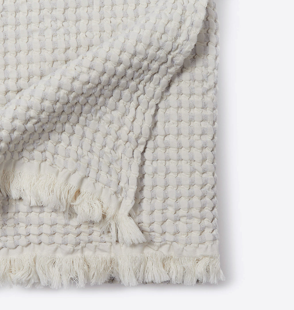 Hudson Waffle Bath Towel Skye