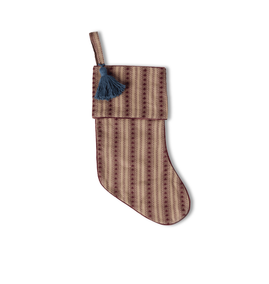 Amberley Stocking in Garnet