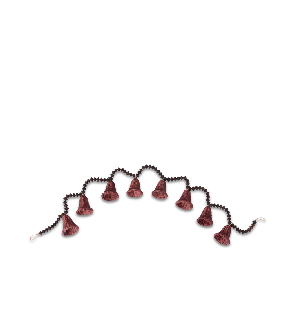 Linden Wicker Bell Garland