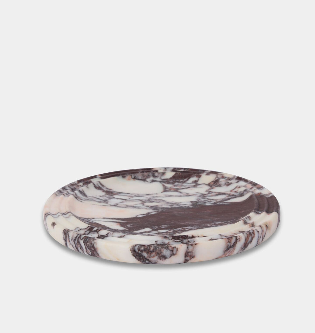 Helena Round Marble Tray