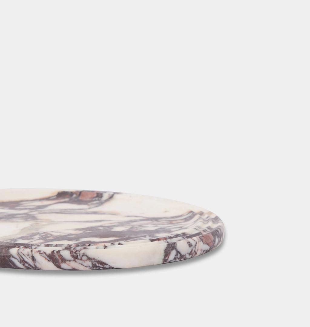 Helena Round Marble Tray
