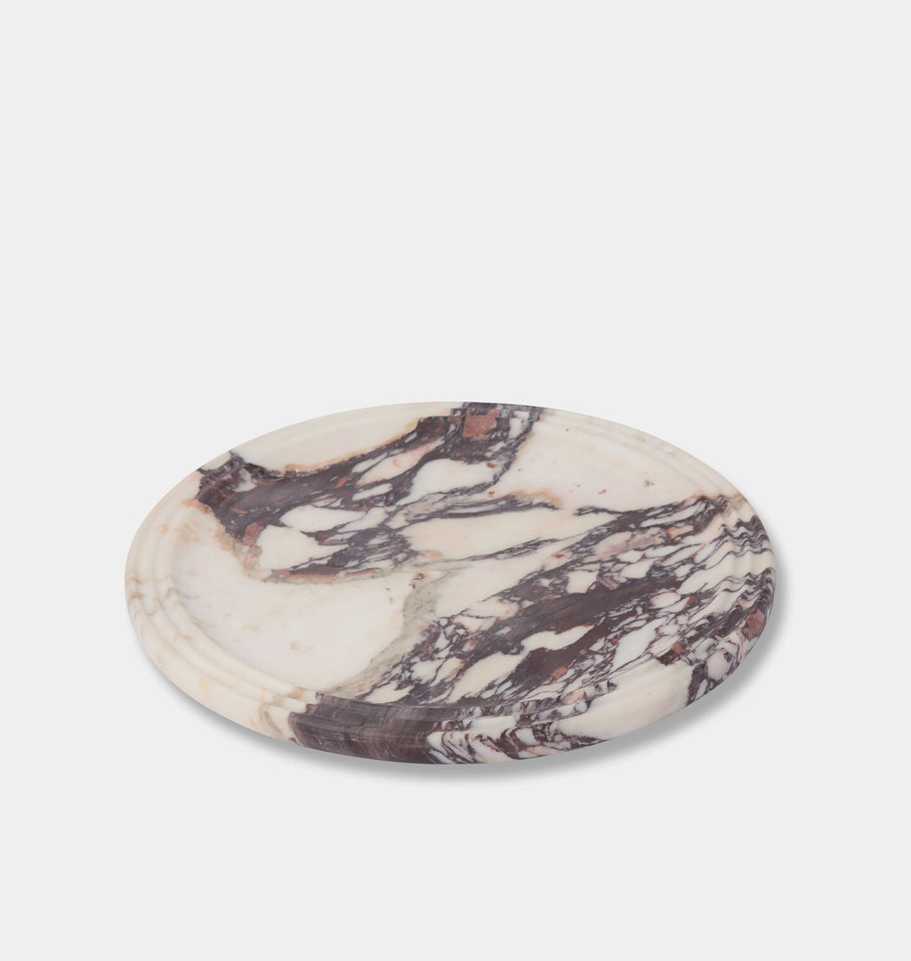 Helena Round Marble Tray