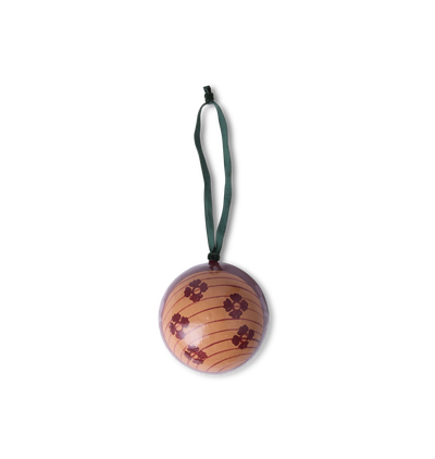 Amberley Garnet Hand Painted Ornament